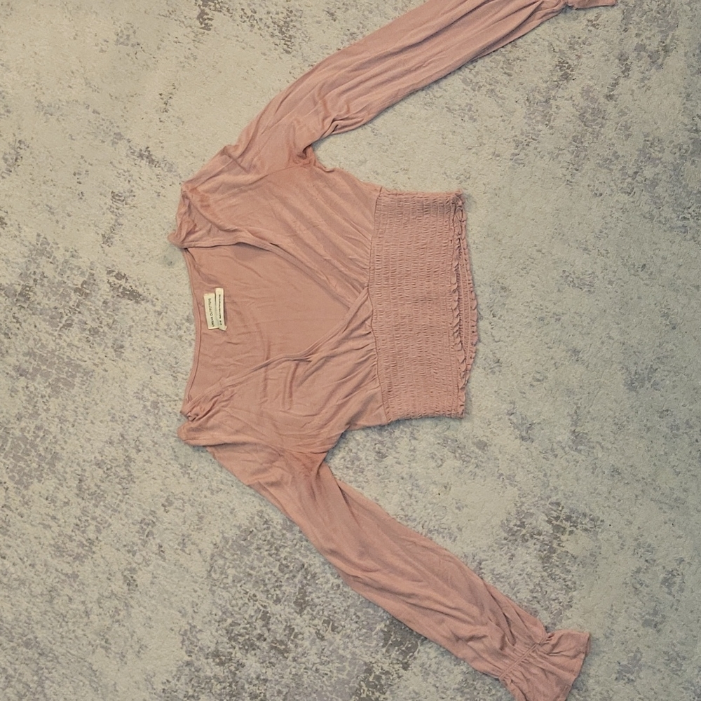 Urban Outfitters Bell Sleeve Crop Top